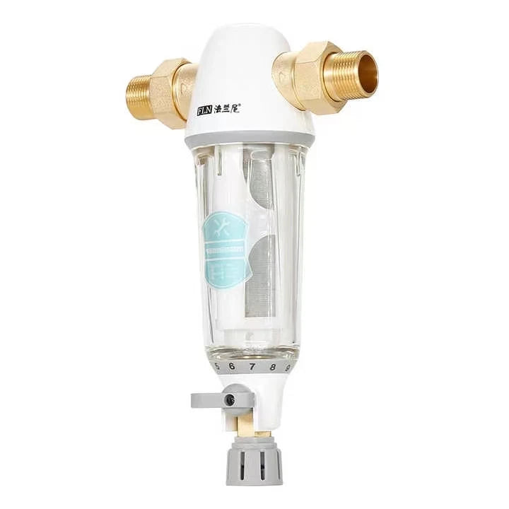 Brass Sediment Whole House Water Purification System Pre-filter with Self Cleaning Home RO Pre Filter
