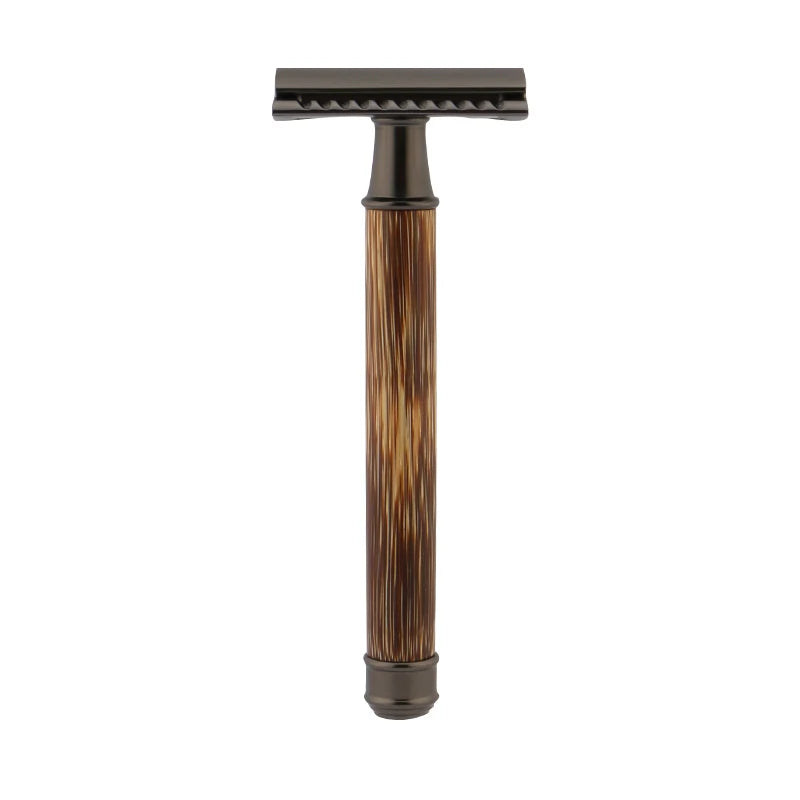 Double Edge Bamboo Handle Natural Color Classical Men's Shaving Safety Razor Bamboo Razor