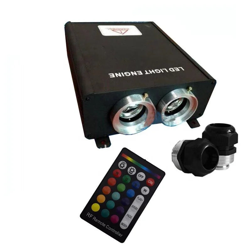 Supper Brightness 90W RGB LED Fiber Optic Light Illuminator RGB LED Optic Fiber Light Engine for Starry Sky Decorative Lighting