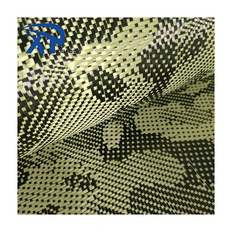 Corrosion Resistance Carbon Kevlars Fiber Fabric Camouflage Hybrid Fabrics Jacquard Fabric