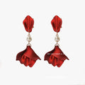2025 Trendy Unisex Popular Gold Plated Zinc Alloy Charm Earrings Mixed Color Fashion Anniversary Jewelry Imitation Pearl Resin
