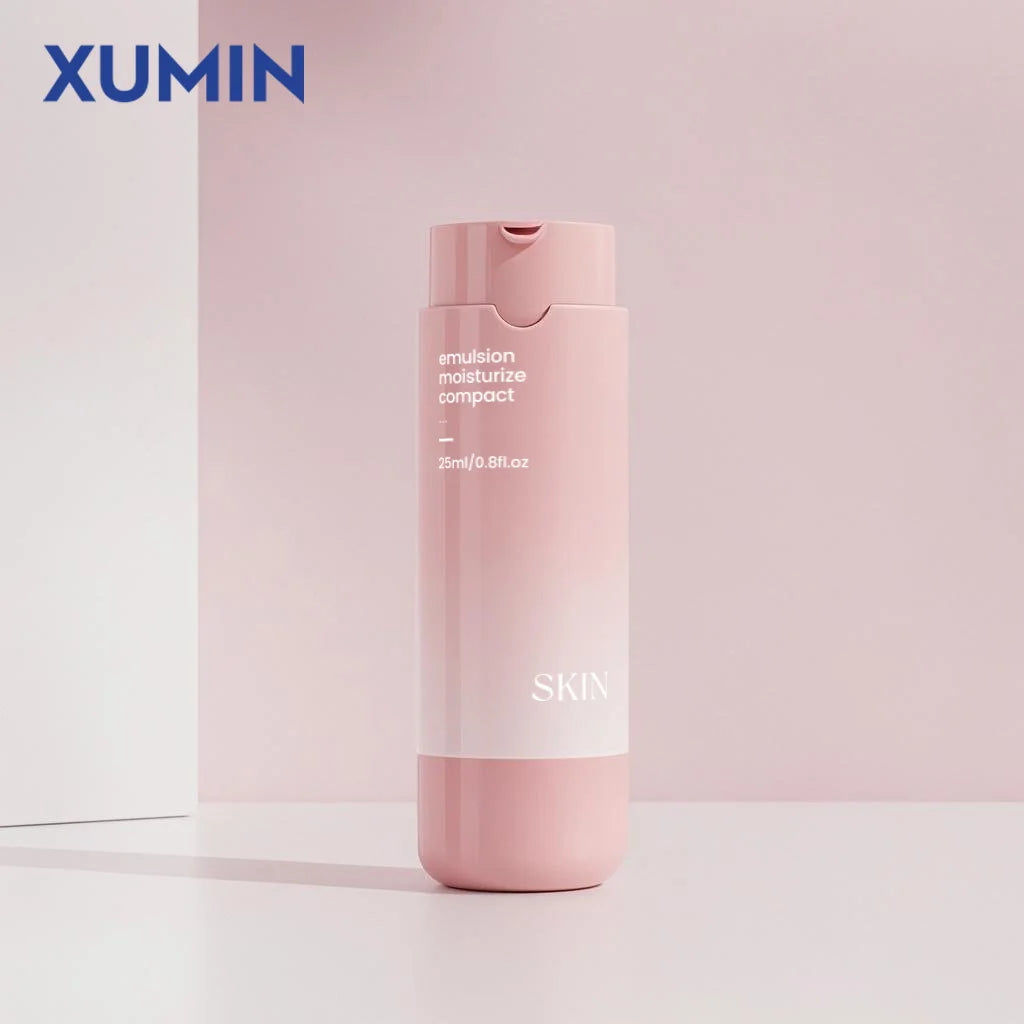 Custom Luxury Yellow Plastic Double Wall Airless Refillable Lotion Bottles Wholesale Rotating Cosmetic Pump Bottle Packaging