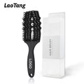 Loatang Oem Detangler Massage Hairbrush Custom Detangle Hair Brush Curve Fast Drying Vent Hair Brush