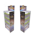 Customized POP Carton Paper Display Stand Supermarket Food & Potato Chips Cardboard Floor Display Rack