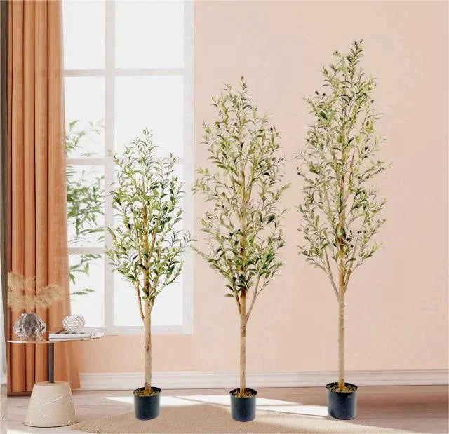 New Arrival Simulation Quality Indoor Home Decor Detachable Artificial Olive Tree  Plants for Sale