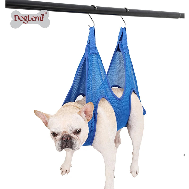 Wholesale OEM ODM Auxiliary Pet Dog Grooming Apron Kit Tool Breathable Pet Hammock