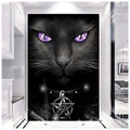 5D Diamond Painting Animal Black Cat Square/Round Full Drill Painting Canvas Wall DIY Painting Decoration Embroidery Accessory