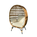 Hot Sale Handmade PE Rattan Outdoor Chairs Set for Hotel Resort Homestay Garden Decorative Floor Nest Design for Courtyard Use