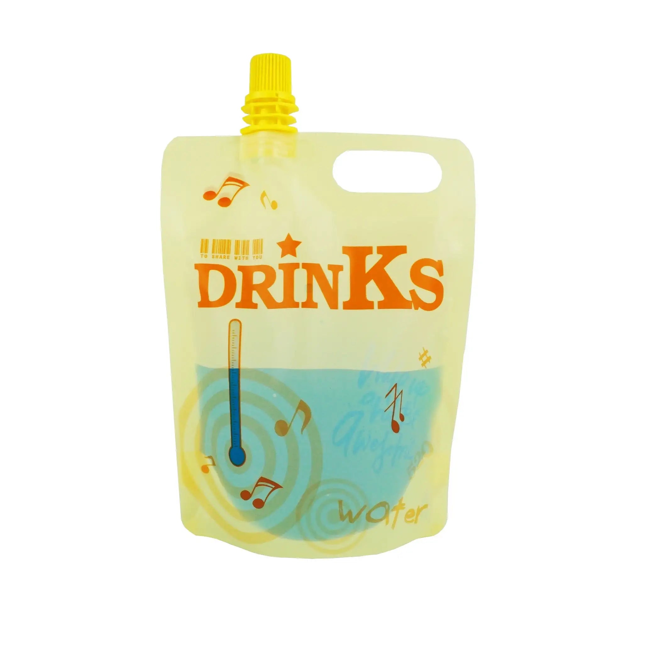 Durable PET Composite Bags with Zipper Top for Juice Beer Mineral Water Champagne Vodka Packaging Leak-Resistant Moisture-Proof
