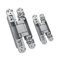 3D Adjustable Concealed Hidden Door Hinge Zinc Alloy & Aluminum Alloy Heavy Duty Invisible 2.3kg Capacity 180 Opening Angle