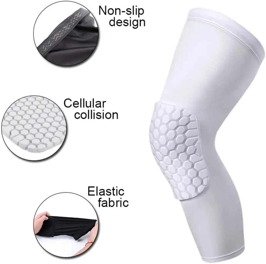 Wholesale Cellular Knee Compression Pads Anti-collision Honeycomb Knee Pads Brace Protection for Sports