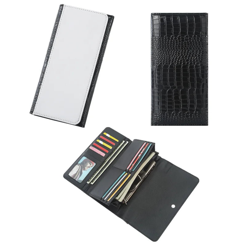 New Sublimation Credit Card Holder Money Clip Card Holder with Money Pocket Money Clip Card Holder Branded Women's Wallets