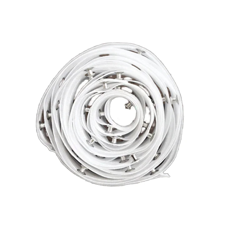 Wholesale Wave Curtain Track Accessories Pleated Tape 100% Polyester Nylon Transparent Ripple Fold Curtain Tapes