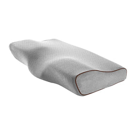Custom Marine Pattern Anti Snore Neck Contour Orthopedic Cervical Butterfly Shape Memory Foam Elevation Sleeper Bed Pillow
