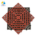 Modern PP Decking Indoor Outdoor Exhibition Hall Compression Wear-Resisting Tile Non-Slip Bathroom Tile for Washing Workshop