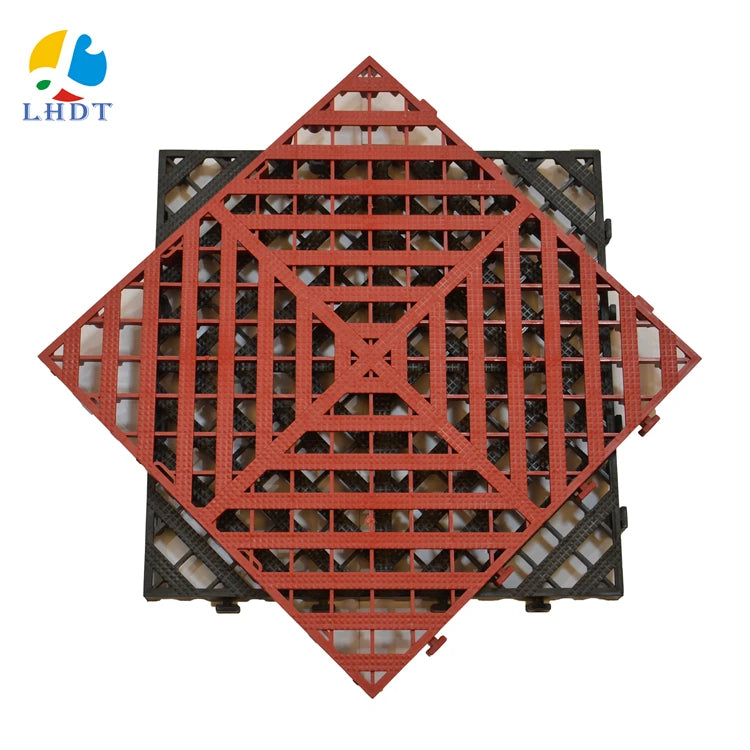 Modern PP Decking Indoor Outdoor Exhibition Hall Compression Wear-Resisting Tile Non-Slip Bathroom Tile for Washing Workshop