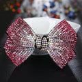 HX-290 Hot Selling Crystal Bow Hairpin Korean Hair Clips for Girl Spring Clip Hair Ornament Hair Accessories Clip