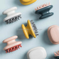Silicone Hair Scalp Massager Relax Deep Clean Shampoo Shower Bath Hair Massage Brush Head Massager