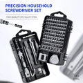 117-in-1 Electric DIY Repair Tool Set Customizable OEM Phone & Computer Chrome Phillips Screwdriver with Steel & Plastic Handles