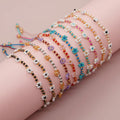 Go2boho Daisy Boho Jewelry Handmade Bohemian Fashion Trendy Seed Beaded Friendship Bracelets for Women Happy Gift