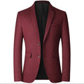 20% OFF Oversized 4XL Men's Suit Jacket Spring Autumn Single Breasted Polo Plaid Business Casual Jacket Men's Tight Suit Jacket
