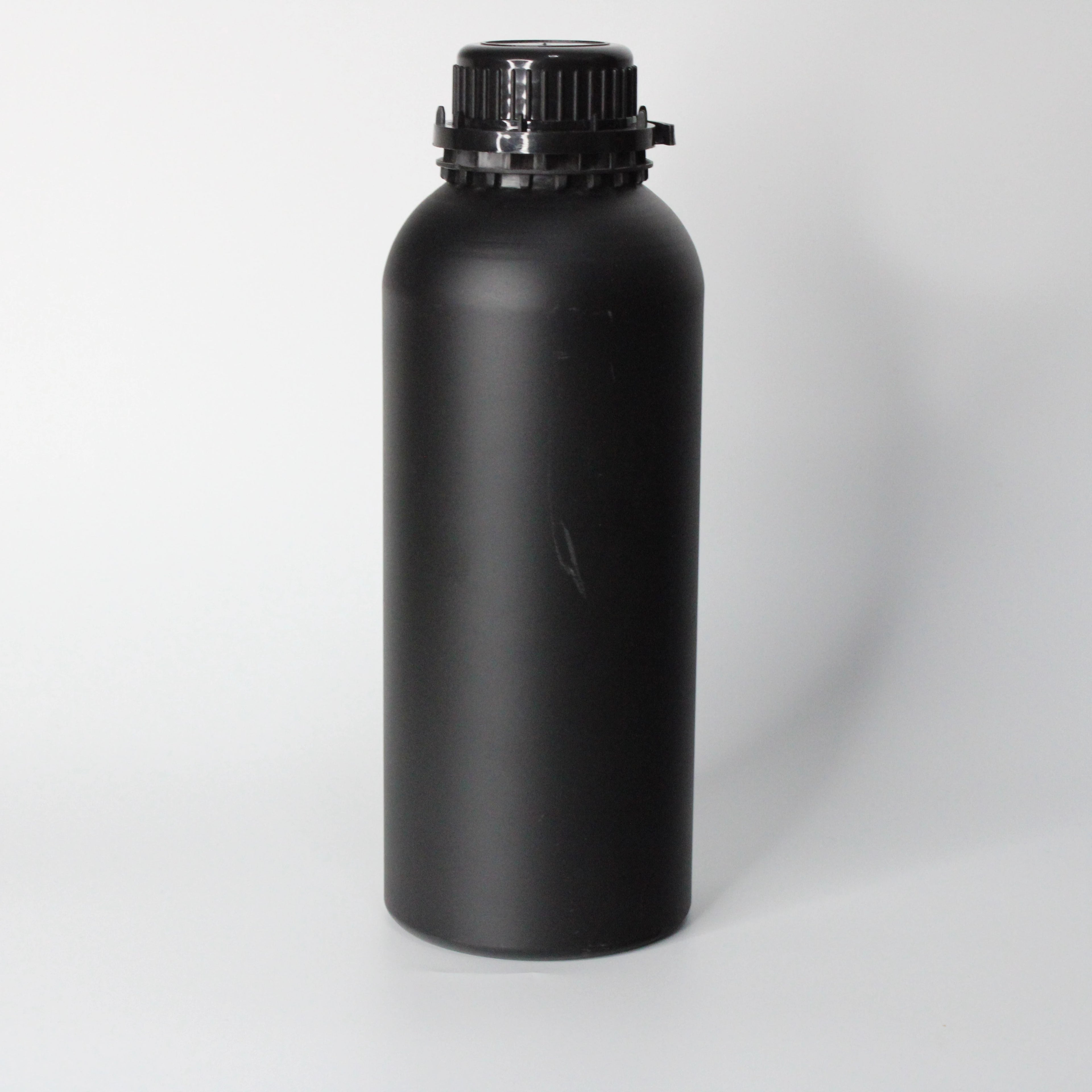 250ml Aluminum Bottle 500ml Matte Black Aluminum Oil Bottles with Black Tamper Proof Lids