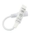 Lebeisenf DC12-24V Mini 3 Key LED Controller Manual Switch for 5050 Color Strip Module RGB Low Voltage Dimmer 12A 288W