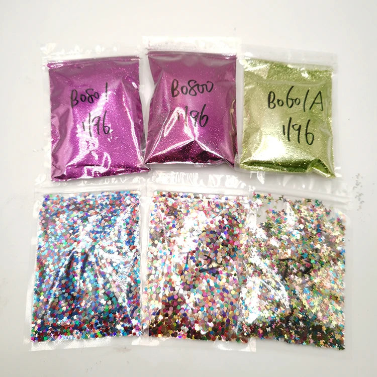 Xucai Fine Glitter Craft Decoration High Quality Chunky Bulk Bio Glitter Nail Tumbler Nail Polish Chameleon Polyester Parties
