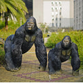 Custom Event Animal Props Theme Party Decoration Resin Crafts Life Size Gorilla Elephant Statue for Sale