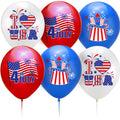 Red White and Blue Latex Balloons American Flags Balloons for 4th of July Decorations Independence Day Patriotic Anniversary
