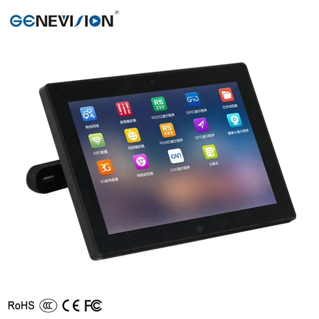 10.1 Inch Taxi Headrest Android 4G Wifi Advertising Tablet Taxi Lcd Advertising Display Screen With CMS Cloud Server