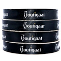 Hot Sale Wholesale Ribbon Custom logo Brand Name 1 Inch 25 mm Black Polyester Printed Satin Ribbon logo