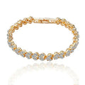European and American New Luxury Roman Crystal Bracelet With Diamonds Full of Diamonds Bracelet Foreign Trade Jewelry