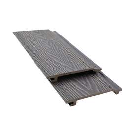 Modern WPC Fluted Wall Panel for Outdoor Use Waterproof Soundproof Fireproof with Geometric Pattern