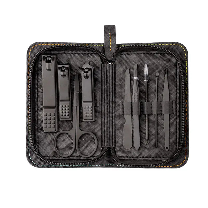 Wholesale Private Label Personal Care Set 9PCS Nail Clipper Manicure Pedicure Set