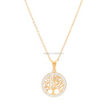 Double Gold Plated Girl Custom 316L Stainless Steel Fashion Gift Fashion Design Jewelry Life of Tree Necklaces