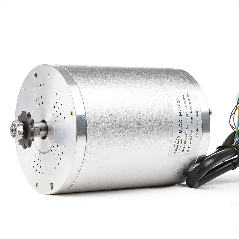 Kunray 3000W 72V Brushless Aluminum Wheel Hub Motor High Speed 42A 4900RPM Electric Scooter & Ebike Parts for Electric Bicycle