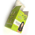 Cheap Custom Card Paper Packaging Boxes for Hair Dye Shampoo & Hair Oil with Embossing Matt Lamination & Recycled Materials