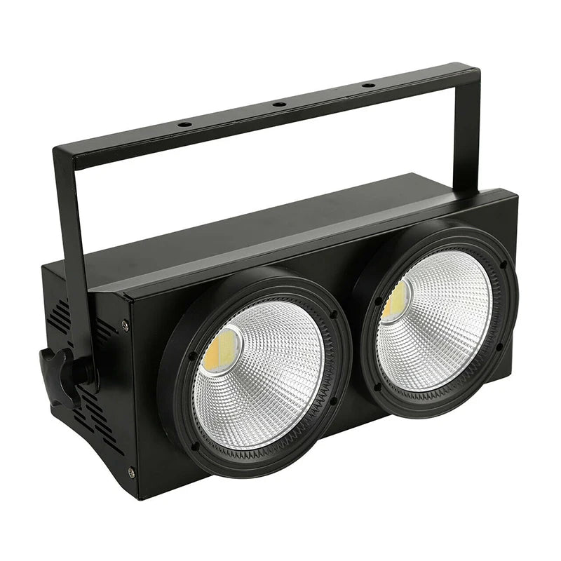 Modern Design Economic Top Quality 2X100W 2In1 Cob Led Audience Blinder Light for Stage Wedding Party