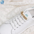 Gold Five-pointed Star Metal Shoe Lace Charms for Women Men Fashion Sneakers Upper Decoration Accessories