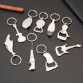 Wholesale Custom Logo Metal Beer Bottle Opener for Bar Wedding Party Favors Creative Keychain Event Promotional Gift