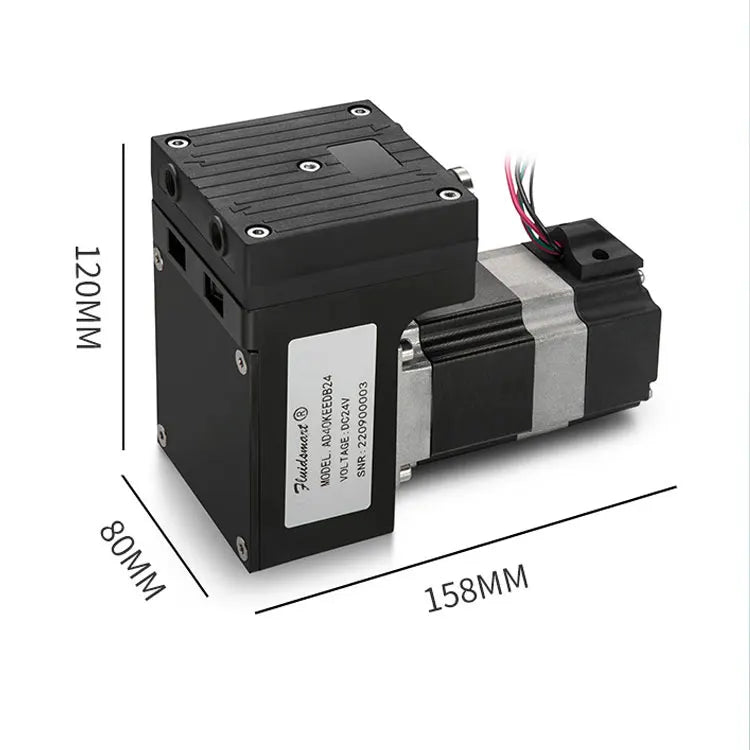Electric Mini Vacuum Pump Micro Self-priming Pump 40 LPM Anti-corrosion PTFE Silent Brushless Micro Air Pump MegaBDM
