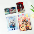 Custom Acrylic Anime Quicksand Liquid Oil Floating Brick Standee Glitter Animation Logo Standings Cartoon UV Print Display