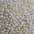 3A+ Class Natural Pearl Semicircle Flat Pearl Granule Pearl Powder Bead Strong Light Flawless Steamed Bread Bead