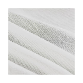 M&Y Home Factory Supply Breathable Linen Style Transparent Sheer Voile Curtain Fabric Jacquard Pattern Yarn Dyed Design Living Room