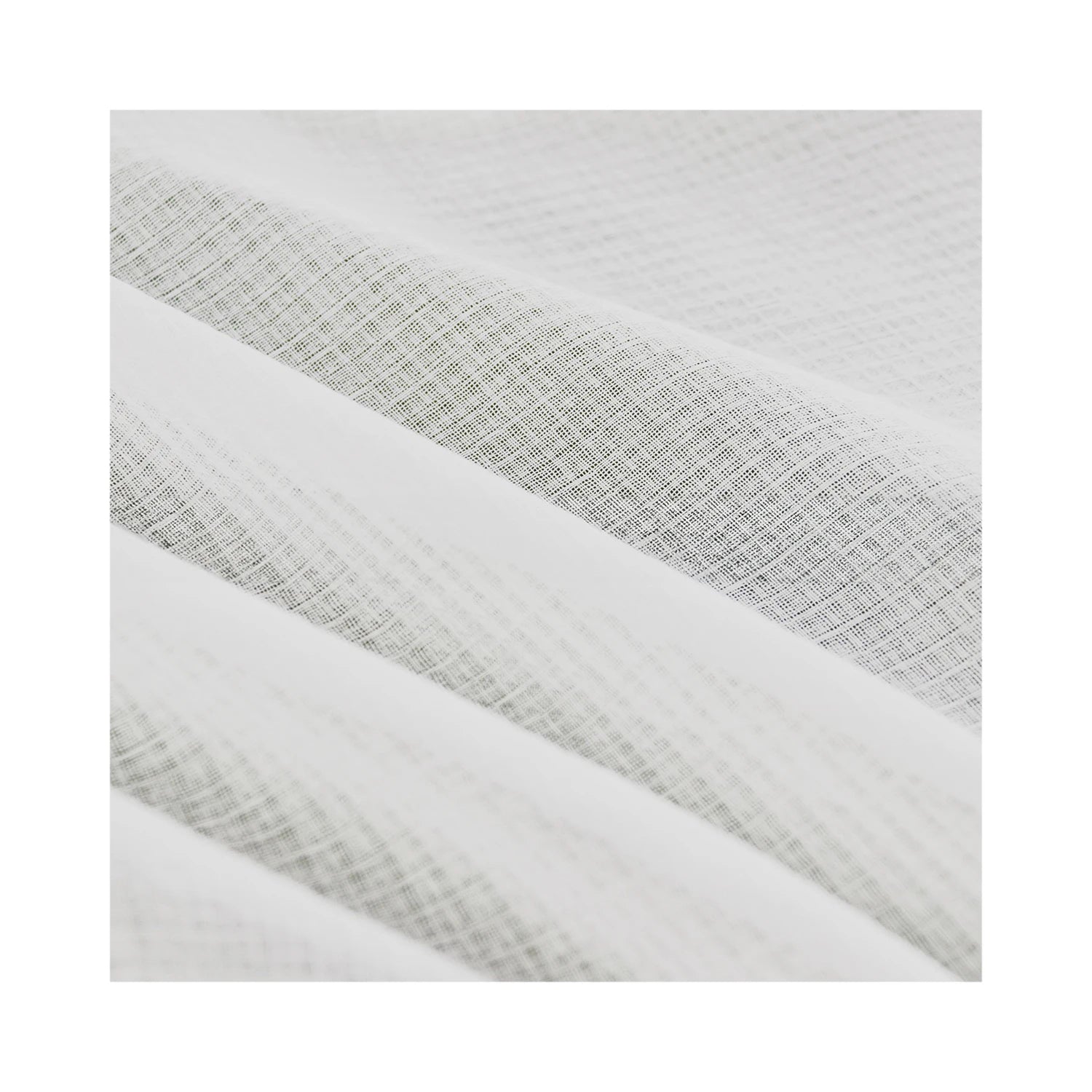M&Y Home Factory Supply Breathable Linen Style Transparent Sheer Voile Curtain Fabric Jacquard Pattern Yarn Dyed Design Living Room