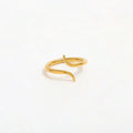 Joolim High End 18K Gold Plated Abstract Snake Rings for Women Finger Ring Non Tarnish