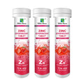 Zinc Effervescent Tablet Strawberry Flavor Vitamins and Supplements Effervescent Tablet Vitamin Energy Tablets Plus Zinc for Hea