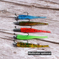 Straight Tail Soft Fishing Lure TPR Material 43mm 0.5g Single Tail Pin Tail Artifical Soft Plastic Worm Lure