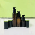 Wholesale Empty 1oz 30ml 50ml 80ml Amber White Color Round Shape Packaging Fine Mist PET Plastic Facial Spray Bottle
